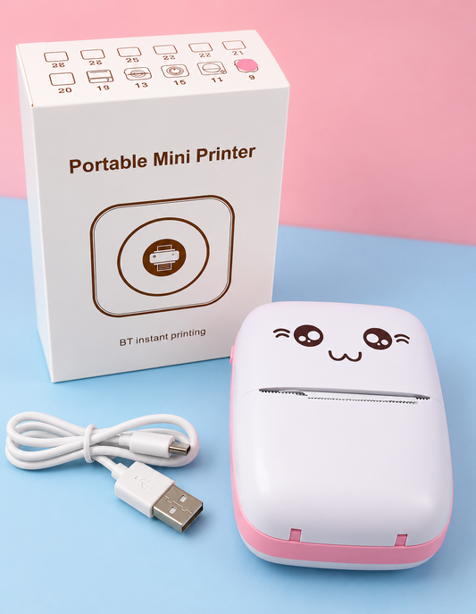 Portable Mini Pocket Printer BT Thermal Printer
