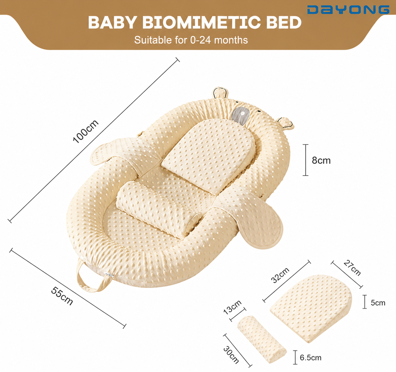 Baby Lounger Co-Sleeping Nest | Portable Infant Bed
