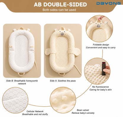 Baby Lounger Co-Sleeping Nest | Portable Infant Bed