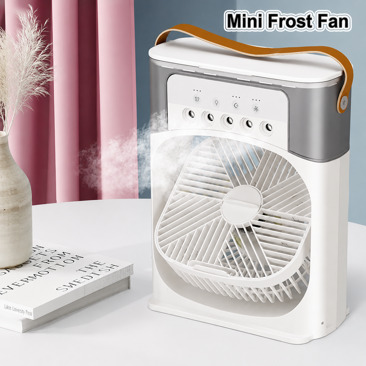 Portable Ice Cooling Fan - Oscillating Air Cooler