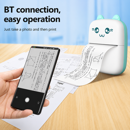 Portable Mini Pocket Printer BT Thermal Printer