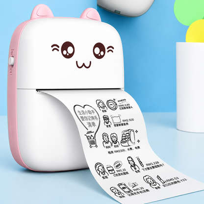 Portable Mini Pocket Printer BT Thermal Printer