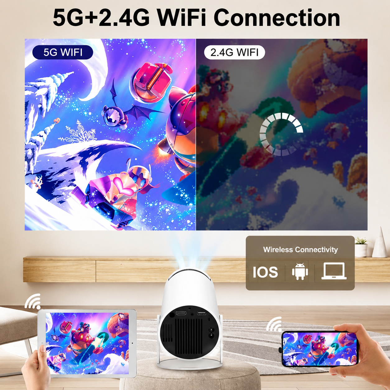 Mini Round Projector