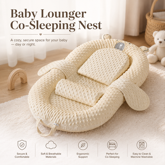 Baby Lounger Co-Sleeping Nest | Portable Infant Bed