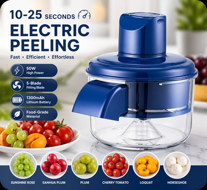 Automatic Electric Fruit Peeler | Fast 20-Second Peeling Machine